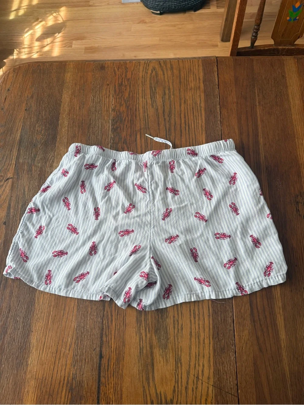 Lobster Print Pajama Set Size Small